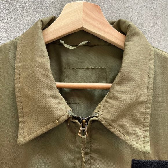 80s US Army Military Tanker Combat Jacket - Picture 3 of 8